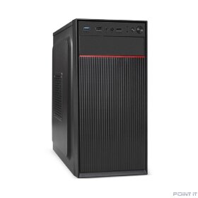 Exegate EX299204RUS Корпус Minitower ExeGate BAA-113U-UNS450 (mATX, БП UNS450 с вент. 12см, 2*USB+1*USB3.0, аудио, черный)