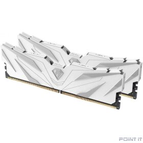Модуль памяти DDR4 Netac Shadow II 32GB (2x16GB) 3200MHz CL16 1.35V / NTSWD4P32DP-32W / White / with radiator