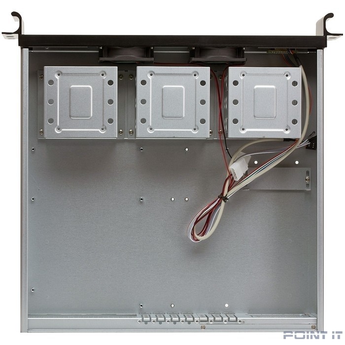 Exegate EX281969RUS Серверный корпус ExeGate Pro 2U420-06 <RM 19", высота 2U, глубина 420, БП 2U-600ADS, USB>