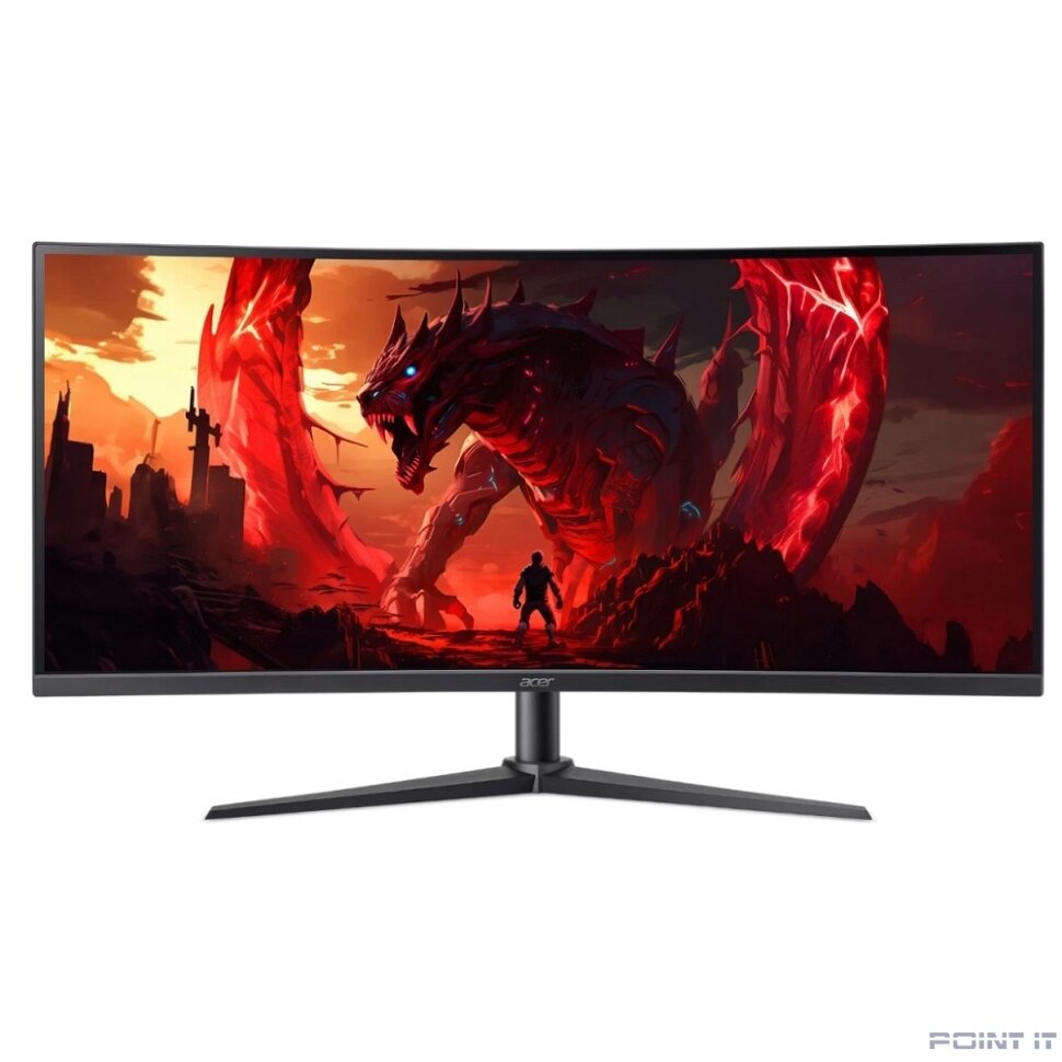 Монитор LCD Acer 34" XZ340CURW0bmiiphx {VA Curved 1500 3440x1440 240Hz 1/5ms 250cd 2xHDMI2.1 DisplayPort1.4 2x2W FreeSync(Premium) HDR10 Vesa}