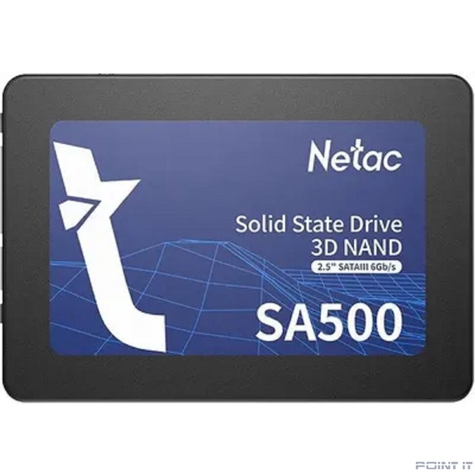 Накопитель SSD Netac SATA III 512Gb SA500 2.5" RTL (NT01SA500-512-S3X)