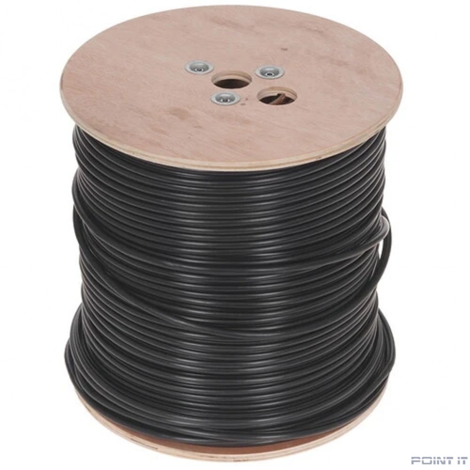 5bites Кабель Express FS5525-305BPE витая пара FTP/SOLID/5E/24AWG/COPPER/PE/BLACK/OUTDOOR/DRUM/305M
