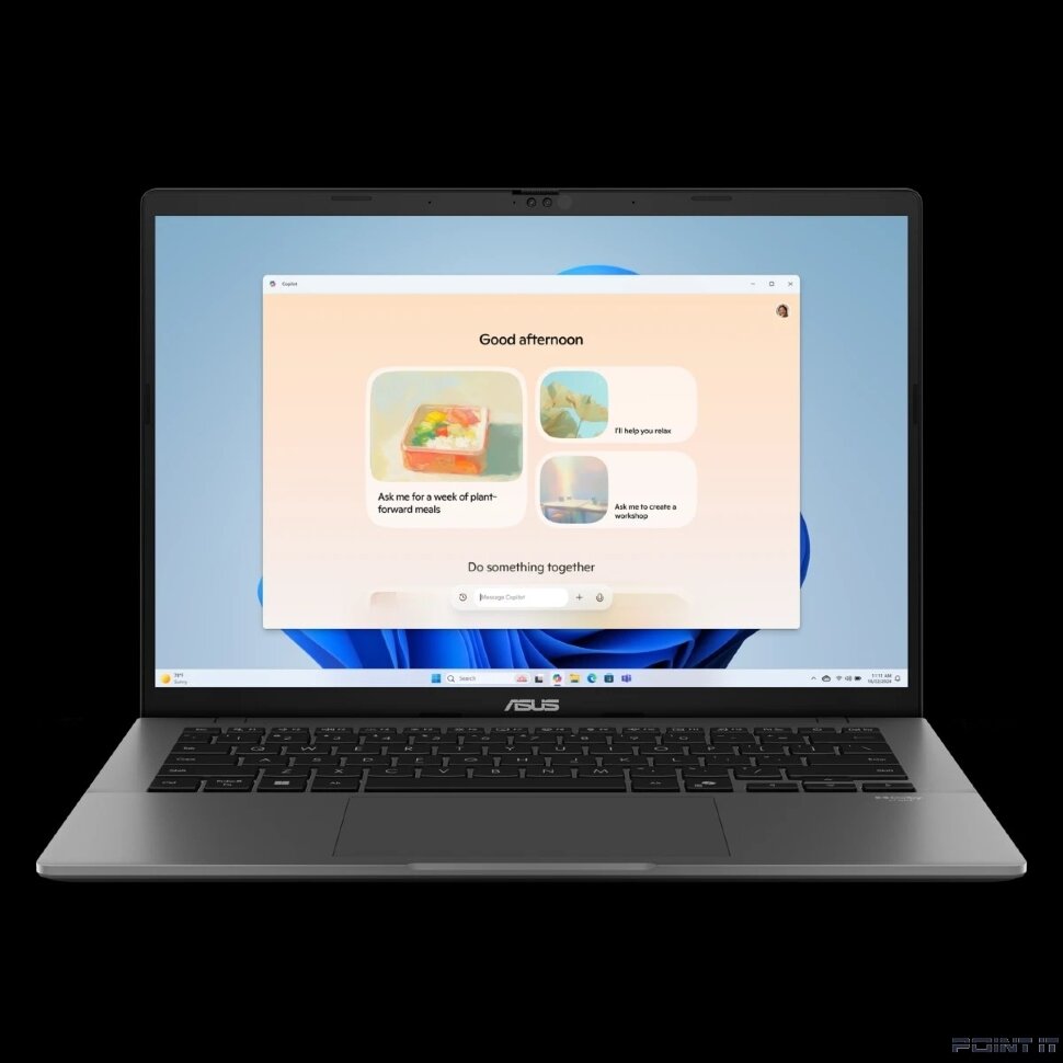 Ноутбук ASUS VivoBook S3407CA-LY134 [90NB16J2-M00A30] Grey 14" {WUXGA Ul7 255H/32Gb/SSD1Tb/noOS}