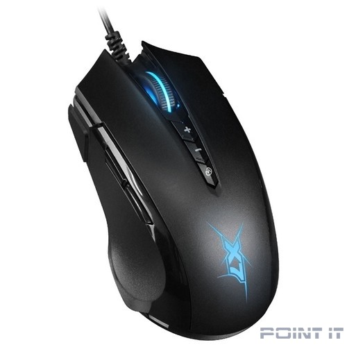 A4Tech X89 черный оптическая (2400dpi) USB (7but) [1147672]