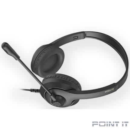 A4Tech Fstyler FH100 черный 2м накладные (FH100 (STONE BLACK))