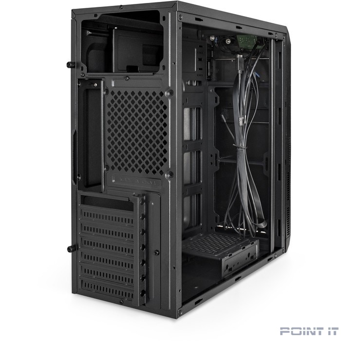 Exegate EX287365RUS Корпус Miditower ExeGate XP-334UC (ATX, без БП, 1*USB+1*USB3.0+1*TypeC, аудио, черный)