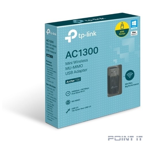 Wi-Fi адаптер 1267MBPS USB DUAL BAND ARCHER T3U TP-LINK