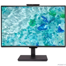 Монитор LCD Acer 23.8&quot; B248YGbemiqprcuzx Black {IPS 1920x1080 120Hz 4ms 300cd HDMI2.0 DisplayPort1.2 DP(Out) USB-C(PD100W) RJ45 3xUSB3.2 Webcam 2x5W Pivot VESA}