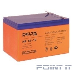 Delta HR 12-12 (12 А\ч, 12В) свинцово- кислотный  аккумулятор