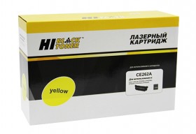 Картридж Hi-Black (HB-CE262A) для HP CLJ CP4025/4525, Восстановленный, Y, 11K