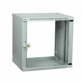  					ITK Шкаф LINEA WE 6U 600x450мм дверь стекло серый				 