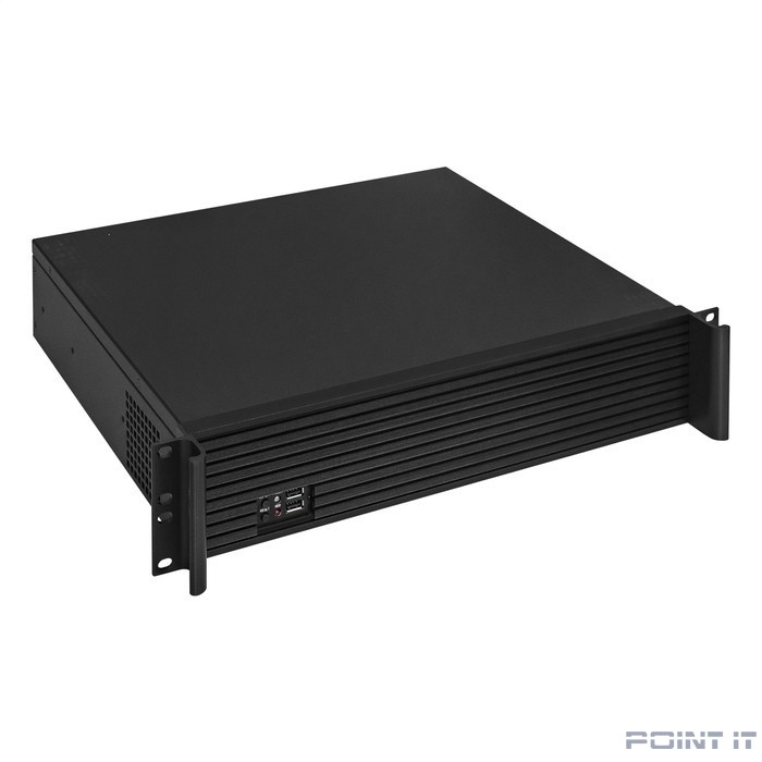 Exegate EX292516RUS Серверный корпус ExeGate Pro 2U350-01 <RM 19", высота 2U, глубина 350, БП 1U-600ADS, USB>