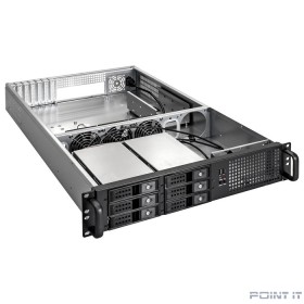Exegate EX294283RUS Серверная платформа ExeGate Pro 2U660-HS06 &lt;RM 19&quot;, высота 2U, глубина 660, Redundant БП 2x550W, 6xHotSwap, USB&gt;