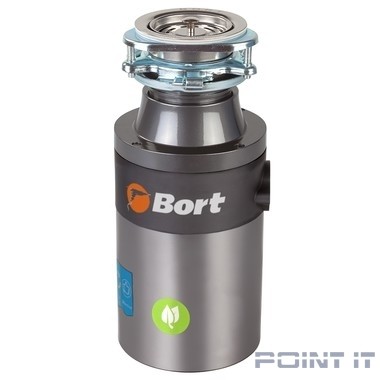 Bort Измельчитель пищевых отходов TITAN 4000 (Control) {Мощность л.с. 0,75 ; 560 Вт; 4,2 кг/мин; 3200 об/мин; 1400 мл; Металл ;набор аксессуаров 5 шт} [93410242]