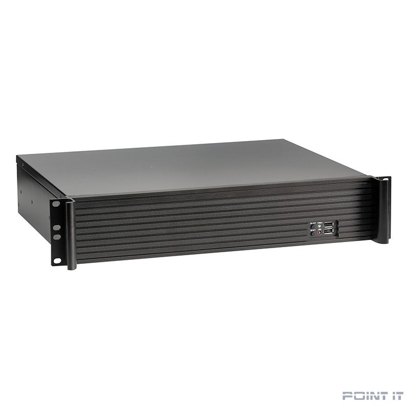 Exegate EX279757RUS Серверный корпус Exegate Pro 2U350-03 <RM 19", высота 2U, глубина 350, БП 500ADS, USB>