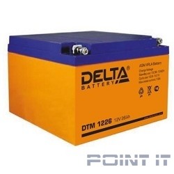 Delta DTM 1226 (26А\ч, 12В) свинцово- кислотный аккумулятор  