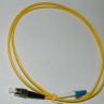 Патч-корд оптический переходной LC-FC/UPC SM Simplex 3.0мм 9/125, 1м Netko
