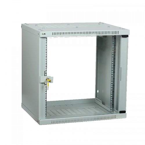 ITK Шкаф LINEA WE 15U 600x450мм дверь стекло серый