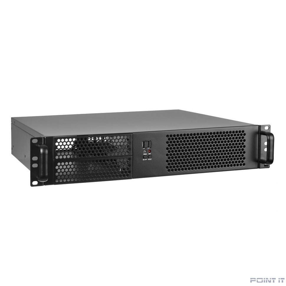 Exegate EX264960RUS Серверный корпус Exegate Pro 2U390-04 <RM 19", высота 2U, глубина 390, БП 700ADS, USB>