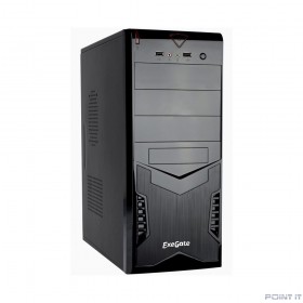 Exegate EX261451RUS Корпус Miditower CP-601 Black, ATX, &lt;CP500W, 80mm&gt;, 2*USB, Audio