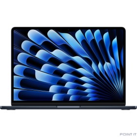 Ноутбук Apple MacBook Air 13-inch 2025 [MW123] Midnight 13.6&quot; Liquid Retina {(2560x1600) M4 10C CPU 8C GPU/16GB/256GB SSD} (A3240)