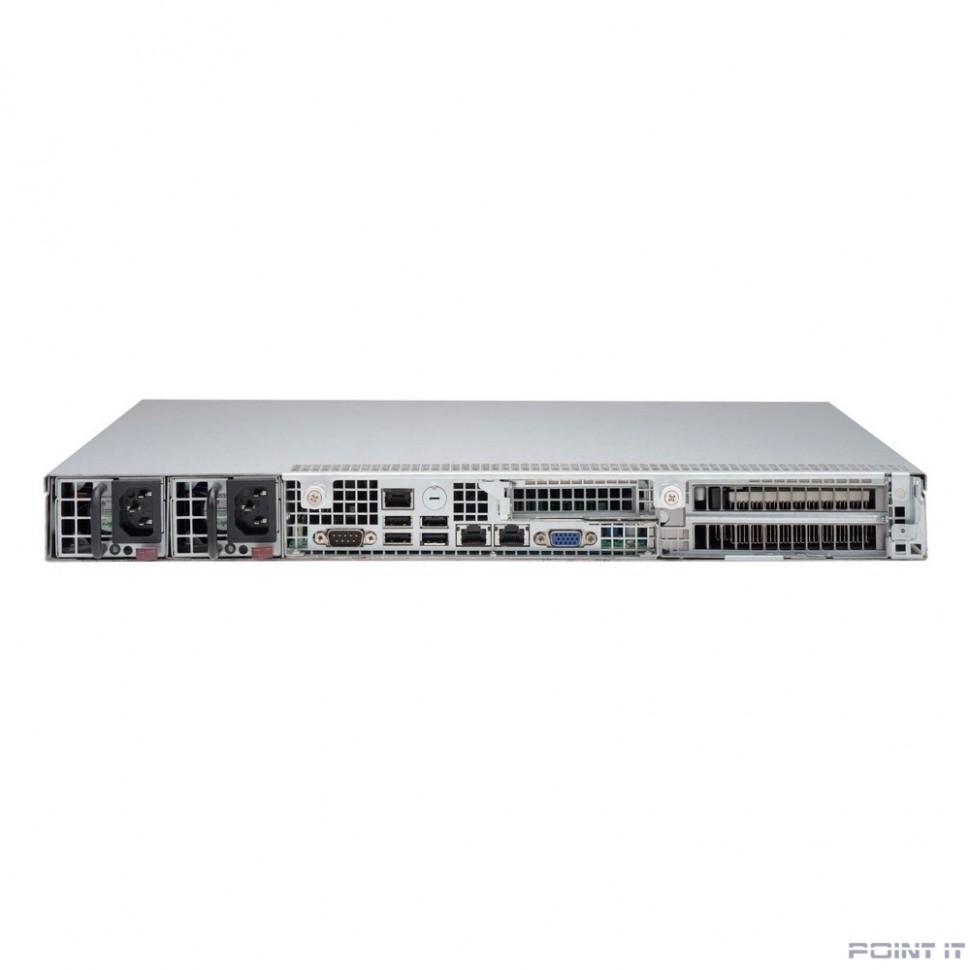 Корпус/ 1U, Support WIO MB, max MB size 12.3" x 13" and Proprietary MB 8" x 13", Up to 2 x 2.5" fixed with bracket, 400W Redundant, 2 full height expansion slot(s) , 1 low-profile expansion slot(s), 4