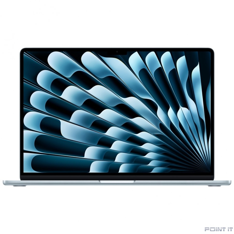 Ноутбук Apple MacBook Air 15-inch 2025 [MC7C4] (КЛАВ.РУС.ГРАВ.) Sky Blue 15.3" Liquid Retina {(2880x1864) M4 10C CPU 10C GPU/16GB/512GB SSD/рекоменд.переход.1979059/1991284} (A3241)