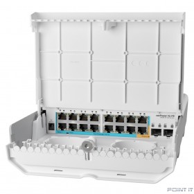 MikroTik CRS318-1Fi-15Fr-2S-OUT Коммутатор 15FR with RouterOS L5 license