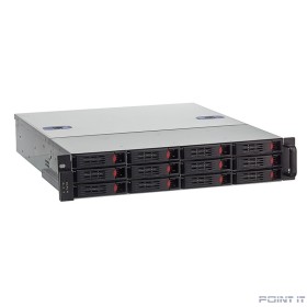 Exegate EX281294RUS Серверный корпус ExeGate Pro 2U550-HS12 &lt;RM 19&quot;, высота 2U, глубина 550, БП 1U-500ADS,12xHotSwap, USB&gt;