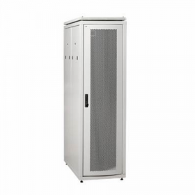  					ITK Шкаф сетевой 19 LINEA N 33U 600х800 мм перфорированная передняя дверь серый				 