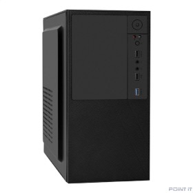 Exegate EX299406RUS Корпус Minitower ExeGate BAA-308U2-AA500 (mATX, БП AA500 с вент. 8см, 1*USB+2*USB3.0, HD Audio, черный)