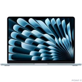 Ноутбук Apple MacBook Air 13-inch 2025 [MC6V4ZA/A] (КЛАВ.РУС.ГРАВ.) Sky Blue 13.6&quot; Liquid Retina {(2560x1600) M4 10C CPU 10C GPU/24GB/512GB SSD} (A3240)