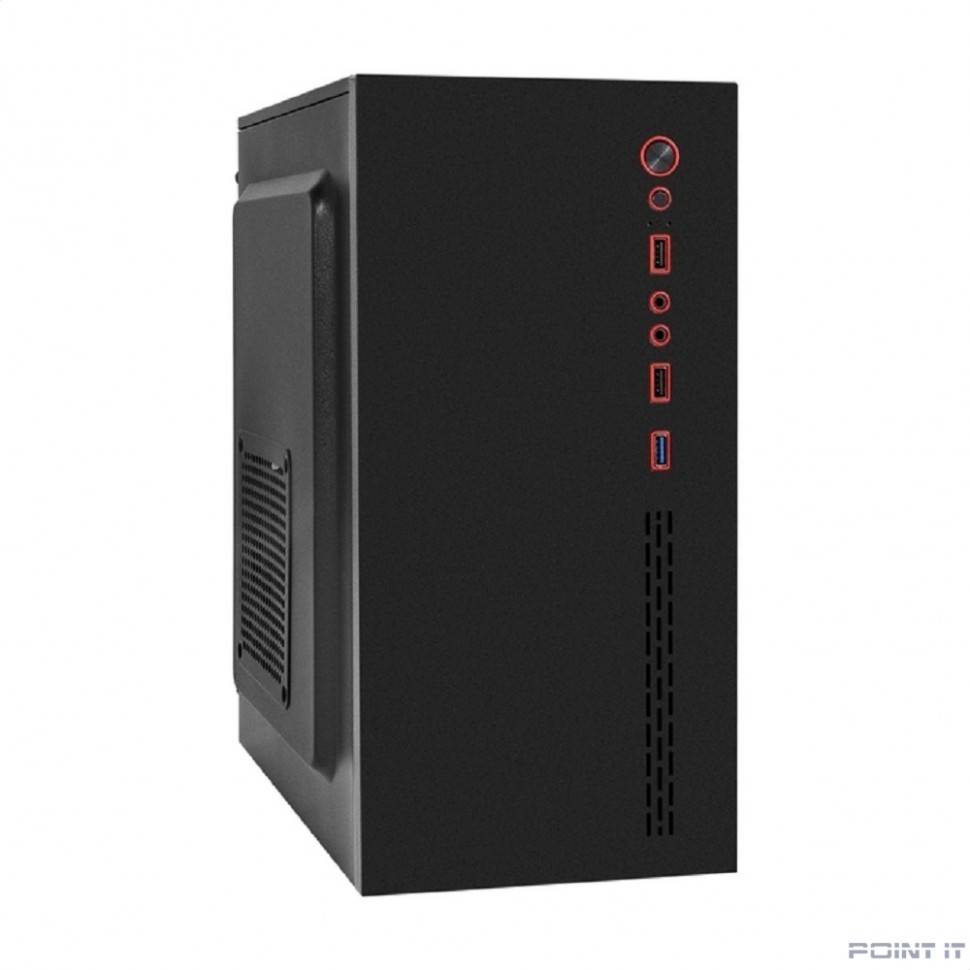 Exegate EX298813RUS Корпус Minitower ExeGate BAA-403U2-AAA450 (mATX, БП AAA450 с вент. 8см, 1*USB+2*USB3.0, HD Audio, черный)