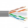 5bites Кабель US6575-305A витая пара UTP / SOLID / 6CAT / 23AWG / CCA / PVC / GREY / 305M
