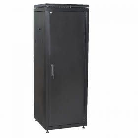  					ITK Шкаф сетевой 19 LINEA N 28U 600х800 мм металлическая передняя дверь черный				 