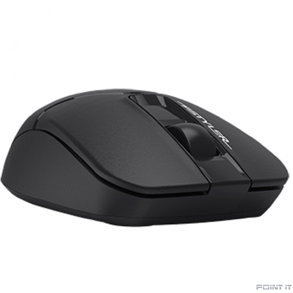 Мышь беспроводная A4Tech Fstyler FB12S black (оптическая, silent, BT/Radio, USB, 2but, 1200dpi)(FB12S USB BLACK)
