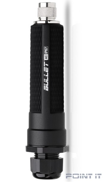 UBIQUITI BulletAC-IP67 Радиоустройство 2.4/5 ГГц, airMAX ac, 21 дБм, 1x N-type, PoE-питание