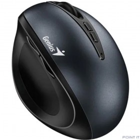 Мышь беспроводная Ergo 8300S серая (Iron Grey),  вертикальная эргономичная бесшумная мышь с подставкой для большого пальца